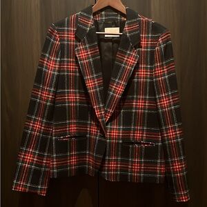 Plaid Blazer Jacket